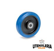 Ruote gomma elastica in poliammide 6 con cuscinetto serie 73AE Ruote gomma elastica in poliammide 6 con cuscinetto serie 73AE