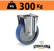 Ruota SIGMA ELASTIC 73 con rullo supporto NLX INOX fisso 300Kg Ruota SIGMA ELASTIC 73 con rullo supporto NLX INOX fisso 300Kg