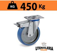 Ruota SIGMA ELASTIC 73 con rullo supporto M con freno max 450Kg Ruota SIGMA ELASTIC 73 con rullo supporto M con freno max 450Kg