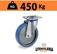 Ruota SIGMA ELASTIC 73 con rullo supporto M rotante max 450Kg