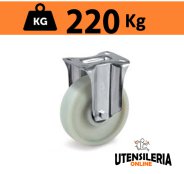 Ruota monolitica a fibra di vetro 68FV supporto NL fisso 220Kg Ruota monolitica a fibra di vetro 68FV supporto NL fisso 220Kg