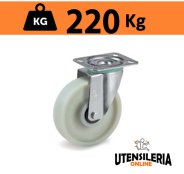 Ruota monolitica a fibra di vetro 68FV supporto NL rotante 220Kg Ruota monolitica a fibra di vetro 68FV supporto NL rotante 220Kg