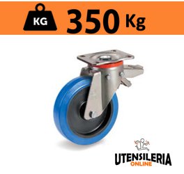 Ruota elastica 73AE cuscinetto supporto P freno posteriore 350Kg