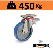 Ruota SIGMA ELASTIC 73 supporto P pesante freno posteriore 450Kg