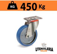 Ruota SIGMA ELASTIC 73 con rullo supporto P rotante max 450Kg