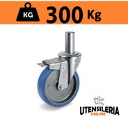 Ruota SIGMA ELASTIC 73 supporto rotante codolo anteriore 300Kg