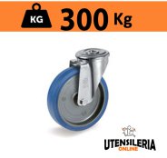 Ruota SIGMA ELASTIC 73 supporto NL rotante con foro max 300Kg