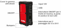 Telwin avviatore starter portatile 12-24V per auto, furgoni batteria al litio Drive Pro 12-24