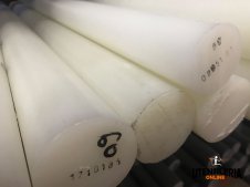 Tondo nylon zellamid in barre bianco Ø 20x1000 mm