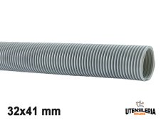 Tubo in eva ASPIRAPOLVERE per aspirazione aria, polvere e fumi 32x41mm (30mt)