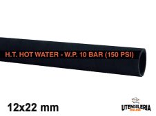 Tubo in gomma HOT WATER/120 per acqua calda e fluidi non corrosivi 12x22mm (60mt)