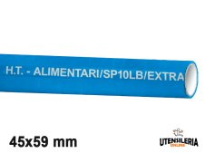 Tubo in gomma ALIMENTARI/SP10L EXTRA per liquidi alimentari 45x59mm (20mt)