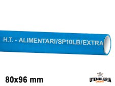 Tubo in gomma ALIMENTARI/SP10L EXTRA per liquidi alimentari 80x96mm (20mt)