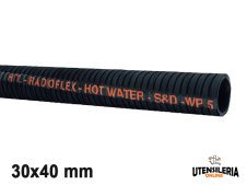 Tubo in gomma RADIOFLEX per acqua calda e antigelo 30x40mm (20mt)