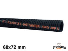 Tubo in gomma RADIOFLEX per acqua calda e antigelo 60x72mm (20mt)