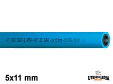 Tubo gomma SALDO/OS/20BL/ISO3821 ossigeno per saldatura 5x11mm (100mt)