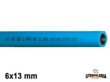 Tubo gomma SALDO/OS/20BL/ISO3821 ossigeno per saldatura 6x13mm (100mt)