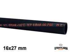 Tubo in gomma STEAM/170 per vapore saturo 16x27mm (30.5mt)