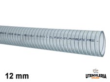 Tubo in pvc alimentare con spirale ALIMPOMP/F 12mm (60mt)