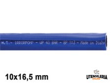 Tubo in PVC retinato per irrorazione agricola IRRORPOMP/40 10x16,5mm (100mt)