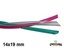 Tubo in pvc trafilato alimentare TT/CRISTALLO/TR 14x19mm (100mt)