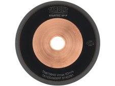 Disco abrasivo diamantato Tyrolit Startec XP-P forma 1A1 per rettifica di scanalature, 100mm Disco abrasivo diamantato Tyrolit Startec XP-P forma 1A1 per rettifica di scanalature, 100mm