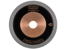 Disco abrasivo diamantato Tyrolit Startec XP-P forma 1V1 per rettifica di scanalature, 100mm Disco abrasivo diamantato Tyrolit Startec XP-P forma 1V1 per rettifica di scanalature, 100mm