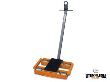 Pattino a rulli Unicraft TF 12 con timone per spostamento carichi pesanti, 12 ton