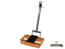 Pattino a rulli Unicraft TF 6 con timone per spostamento carichi pesanti, 6 ton