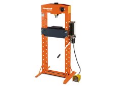 Pressa idraulica Unicraft WPP 30 E con pompa pneumatica a pedale, 30 ton