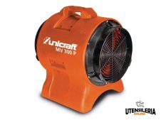 Ventilatore portatile assiale Unicraft MV 300 P, 750W flusso 3230 m3/h