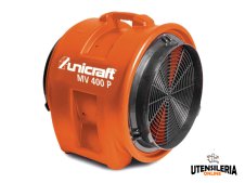 Ventilatore portatile assiale Unicraft MV 400 P, 750W flusso 7220 m3/h