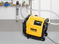 Unità elettronica di flussaggio e provaimpianti REMS Multi-Push SL con compressore