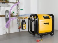 Unità elettronica di flussaggio e provaimpianti REMS Multi-Push SL con compressore