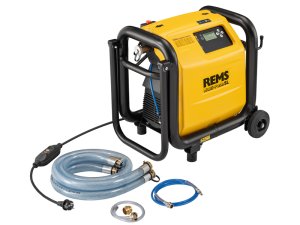 Unità elettronica di flussaggio e provaimpianti REMS Multi-Push SL con compressore