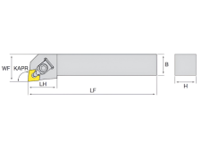 Utensile tornitura DCLNR per inserto CNMG12 Professionale Utensile tornitura DCLNR per inserto CNMG12 Professionale