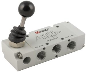 Valvola pneumatica 1/4 manuale bistabile Aignep 5/2