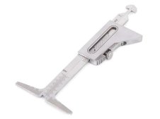 Calibro analogico in acciaio inox per controllo saldatura tubazioni, campo 0-20mm