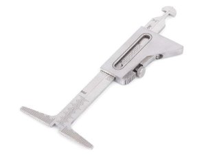 Calibro analogico in acciaio inox per controllo saldatura tubazioni, campo 0-20mm