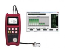 Misuratore di spessori ad ultrasuoni metalli con software uscita USB e 2 sonde