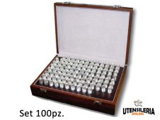 SET 100pz spine calibrate in acciaio temprato da 1.01:2 a 9.01:10mm