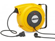 Avvolgicavo elettrico Zeca 4315/GS da 1,2kW con presa e spina Schuko, 15 metri