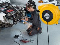 Avvolgicavo elettrico Zeca 4325 RNF cavo in gomma sezione 2,5mm, 8 metri