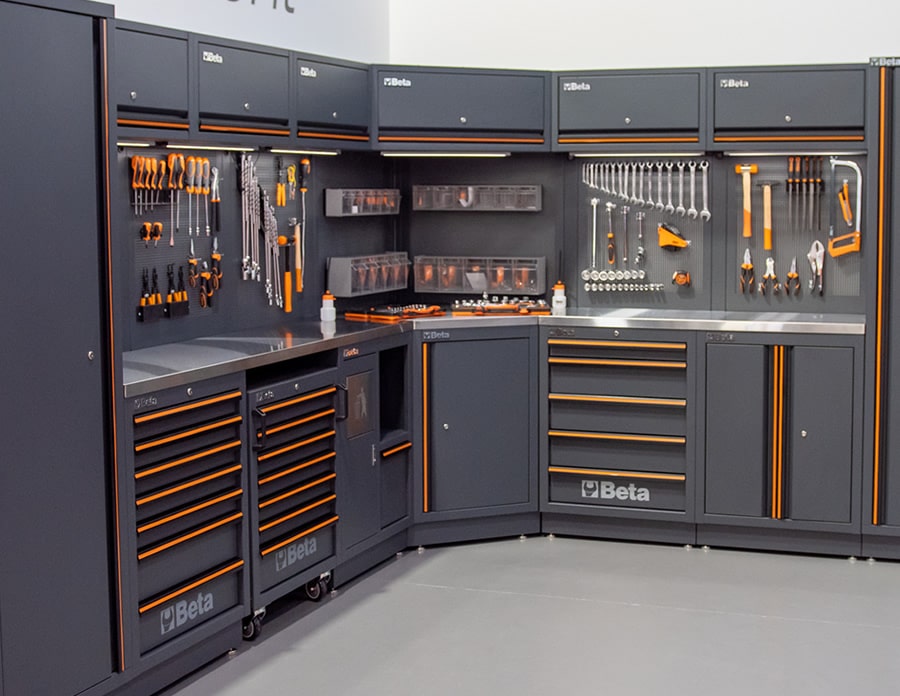 Arredamento modulare Beta, per la tua officina anche personalizzabile