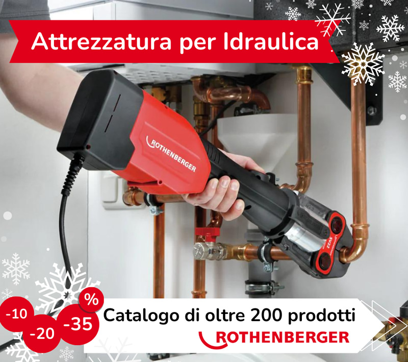Catalogo online Attrezzatura per idraulica Rothenberger. Sconti fino al -35%