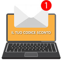 Ricevi un email con il codice sconto