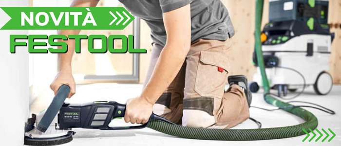 Novità: Aspiratori e Elettroutensili Festool