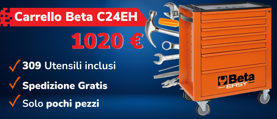 Offerta Speciale 2023: Cassettiera C24EH a soli 1050 € con 309 utensili inclusi