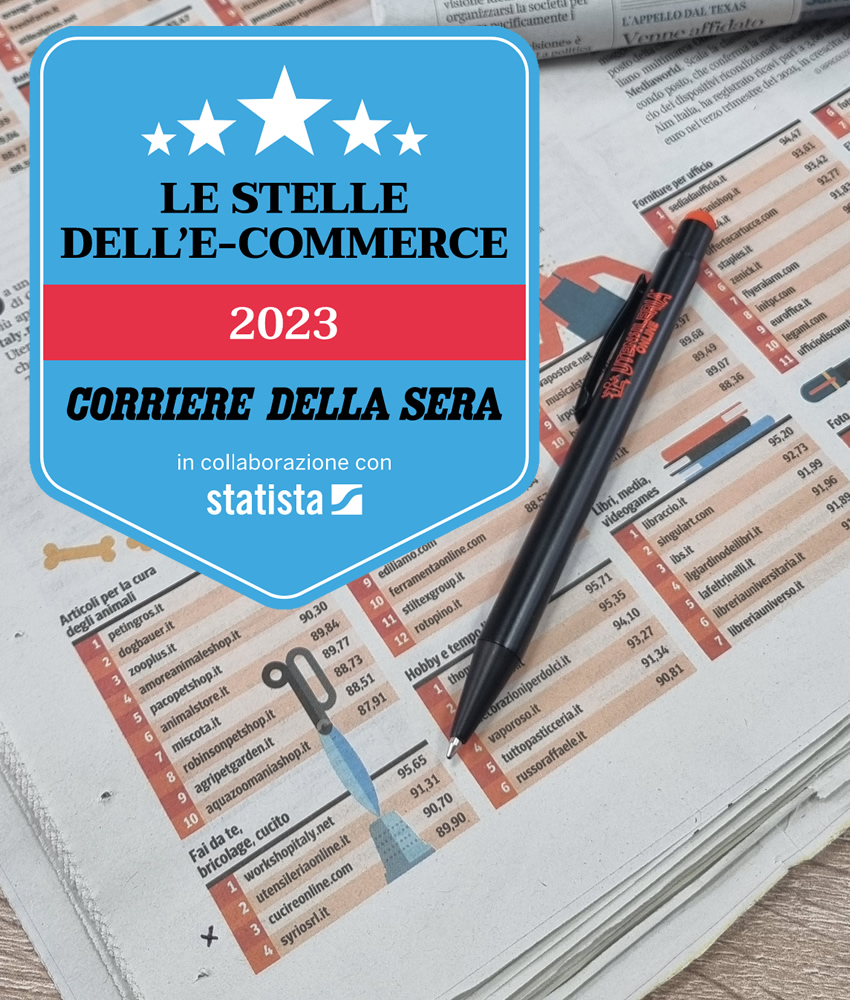 UtensileriaOnline.it tra i best ecommerce nella classifica delle stelle dell'ecommerce