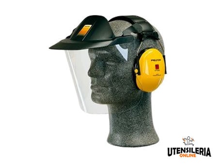 Visiera protettiva e cuffie antirumore Optime I 32dB 3M Peltor [7000107741]